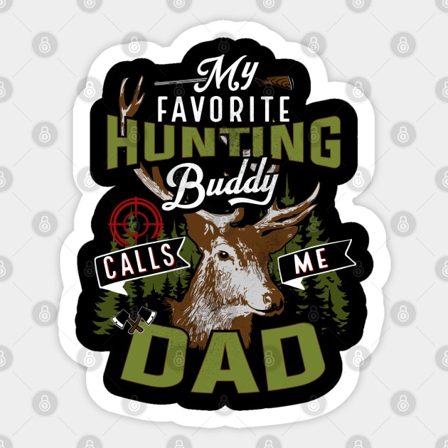 hunting dad gift Sticker by Jandjprints